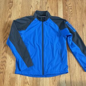 Hawke & Co Sport Jacket Men's M Blue Performance Softshell Windbreaker Outdoor